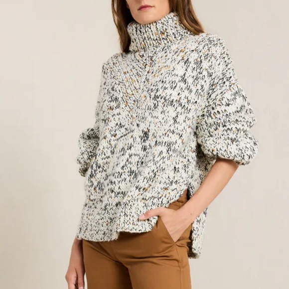 A.L.C. Sweaters - A.L.C. Oversize Wool Turtleneck Sweater